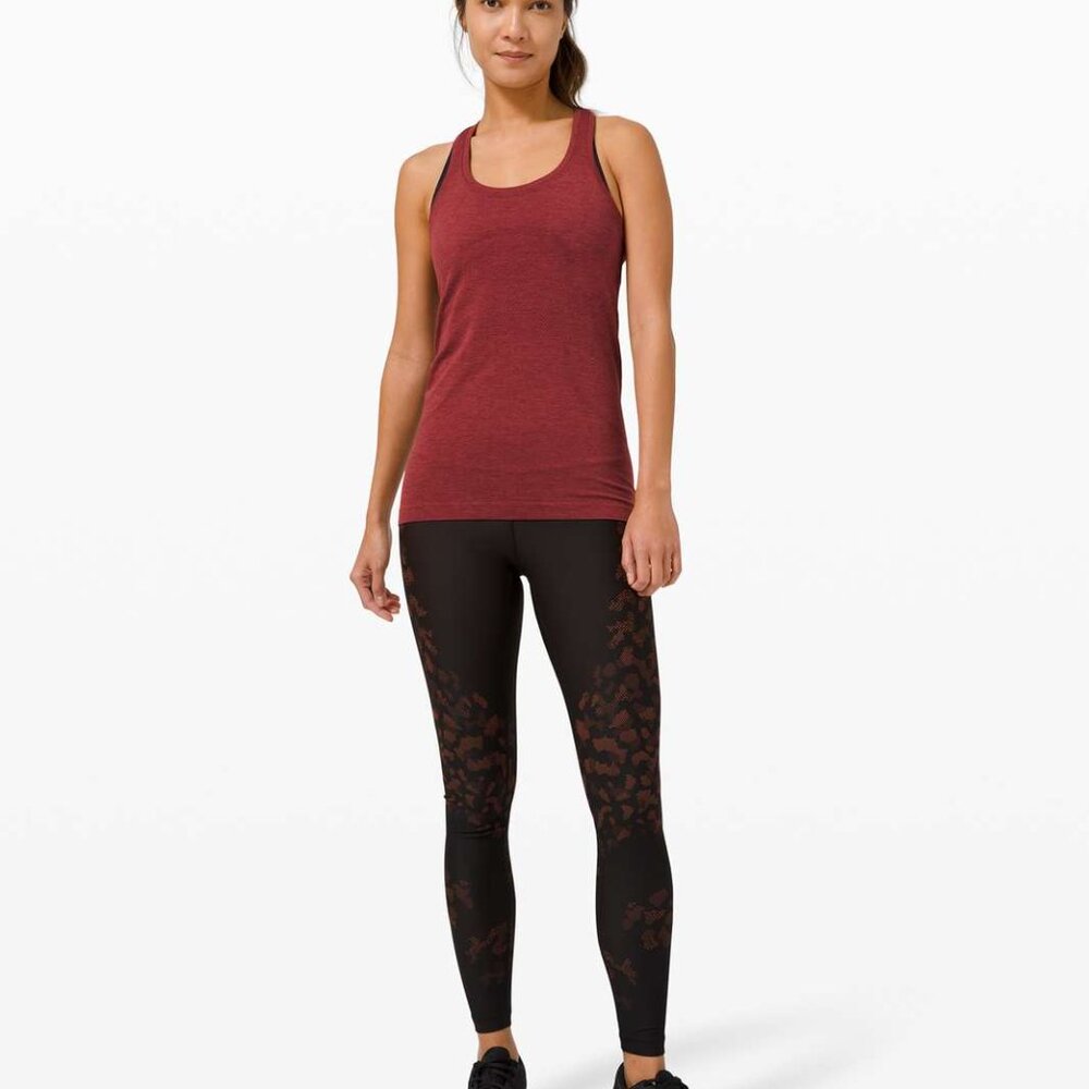 Lululemon Swiftly Tech Racerback 2.0 Cassis / Chianti Size 12 - Picture 3 of 10